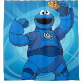 Sesamstraat | Mecha Builders Cookie Monster Douchegordijn (Voorkant)