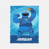 Sesamstraat | Mecha Builders Cookie Monster Fleece Deken (Voorkant)