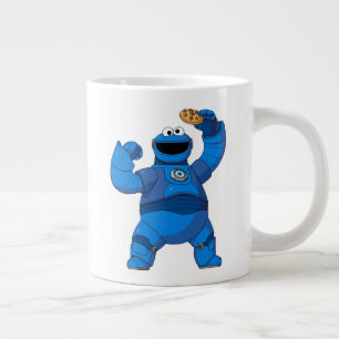 Sesamstraat   Mecha Builders Cookie Monster Grote Koffiekop
