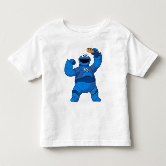 Sesamstraat | Mecha Builders Cookie Monster Kinder Shirts (Voorkant)