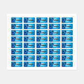 Sesamstraat | Mecha Builders Cookie Monster Labels (Vel)