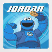 Sesamstraat | Mecha Builders Cookie Monster Labels (Design 2)