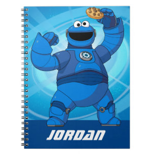 Sesamstraat   Mecha Builders Cookie Monster Notitieboek