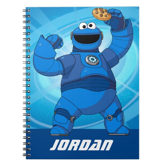 Sesamstraat | Mecha Builders Cookie Monster Notitieboek (Voorkant)