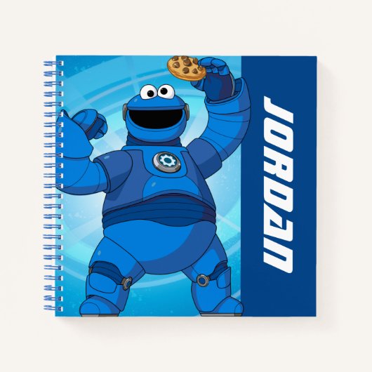 Sesamstraat | Mecha Builders Cookie Monster Notitieboek (Voorkant)