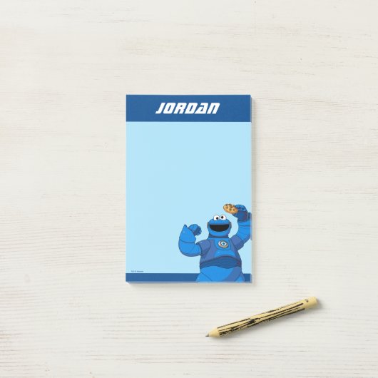 Sesamstraat | Mecha Builders Cookie Monster Post-it® Notes (Op bureau)