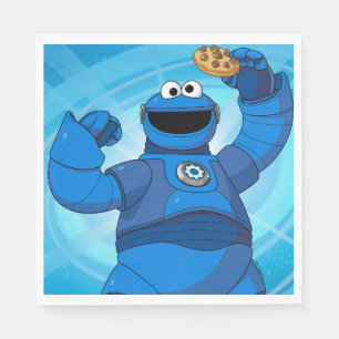 Sesamstraat Mecha Builders Cookie Monster Servet