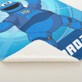 Sesamstraat | Mecha Builders Cookie Monster Sherpa Deken (3/4)