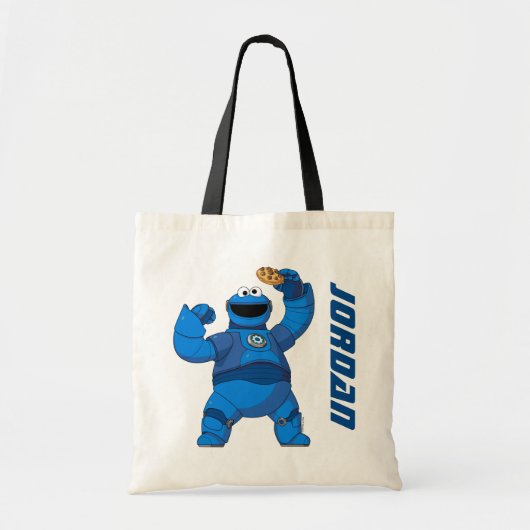 Sesamstraat | Mecha Builders Cookie Monster Tote Bag (Voorkant)