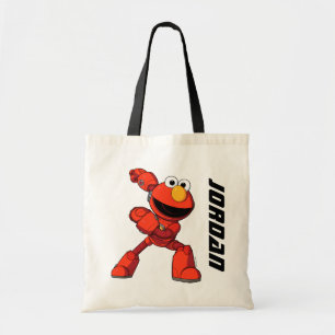 Sesamstraat   Mecha Builders Elmo Add Jouw naam Tote Bag