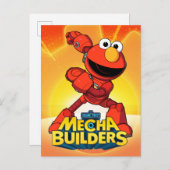 Sesamstraat | Mecha Builders Elmo Briefkaart (Voorkant / Achterkant)
