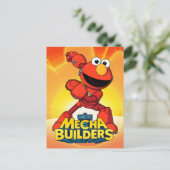 Sesamstraat | Mecha Builders Elmo Briefkaart (Staand voorkant)