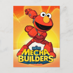 Sesamstraat   Mecha Builders Elmo Briefkaart