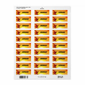 Sesamstraat | Mecha Builders Elmo Etiket (Full Sheet)