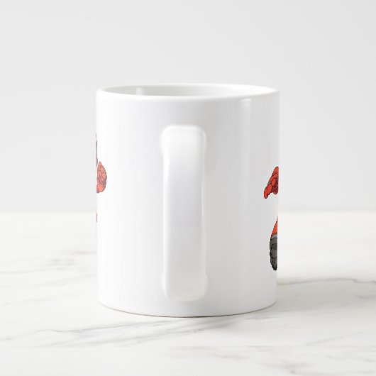 Sesamstraat | Mecha Builders Elmo in Action Grote Koffiekop (Achterkant)