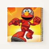 Sesamstraat | Mecha Builders Elmo in Action Notitieboek (Achterkant)