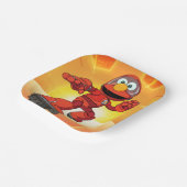 Sesamstraat | Mecha Builders Elmo in Action Papieren Bordje (Gebogen)