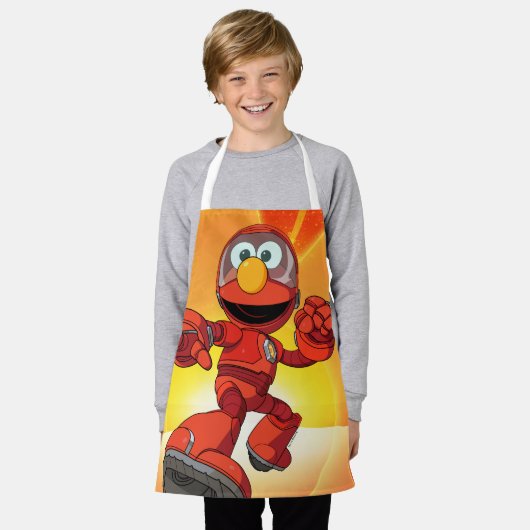 Sesamstraat | Mecha Builders Elmo in Action Schort (Gedragen)