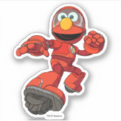 Sesamstraat | Mecha Builders Elmo in Action Sticker (Voorkant)
