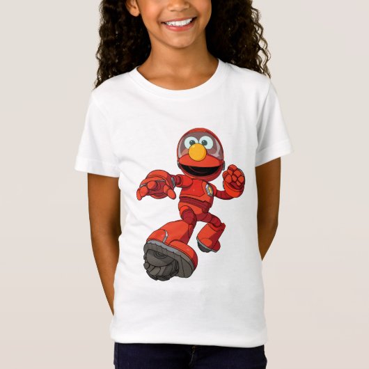 Sesamstraat | Mecha Builders Elmo in Action T-shirt (Voorkant)