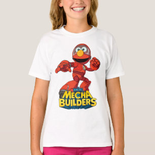 Sesamstraat   Mecha Builders Elmo in Action T-shirt