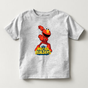 Sesamstraat   Mecha Builders Elmo Kinder Shirts