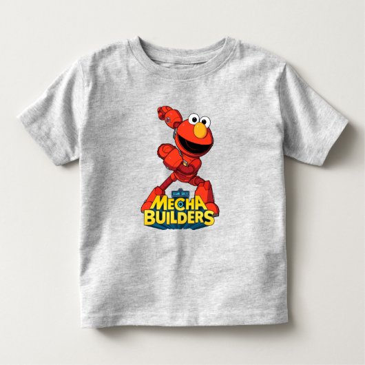 Sesamstraat | Mecha Builders Elmo Kinder Shirts (Voorkant)