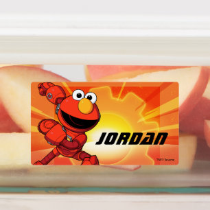 Sesamstraat Mecha Builders Elmo Labels