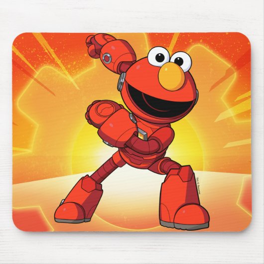 Sesamstraat | Mecha Builders Elmo Muismat (Voorkant)