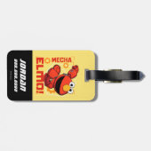 Sesamstraat | Mecha Builders Elmo | Naam toevoegen Bagagelabel (Achterkant horizontaal)