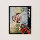 Sesamstraat | Mecha Builders Elmo | Naam toevoegen Legpuzzel (Verticaal)