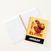 Sesamstraat | Mecha Builders Elmo | Naam toevoegen Notitieboek (Binnen)