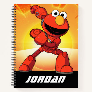 Sesamstraat | Mecha Builders Elmo | Naam toevoegen Notitieboek