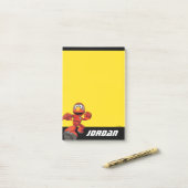 Sesamstraat | Mecha Builders Elmo | Naam toevoegen Post-it® Notes (Op bureau)