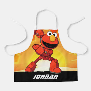 Sesamstraat   Mecha Builders Elmo   Naam toevoegen Schort