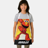 Sesamstraat | Mecha Builders Elmo | Naam toevoegen Schort (Insitu)