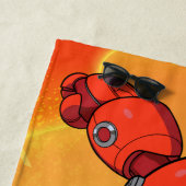 Sesamstraat | Mecha Builders Elmo | Naam toevoegen Strandlaken (In situ)