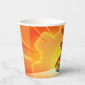 Sesamstraat | Mecha Builders Elmo Papieren Bekers (Voorkant)