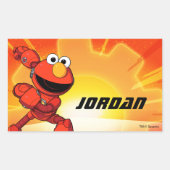 Sesamstraat | Mecha Builders Elmo Rechthoekige Sticker (Voorkant)