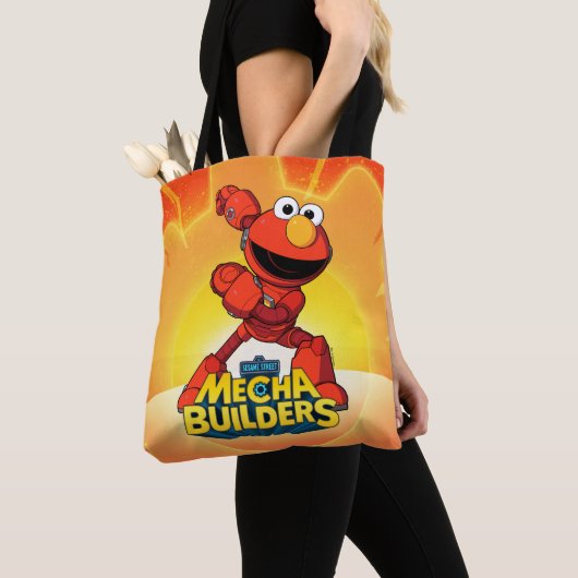 Sesamstraat | Mecha Builders Elmo Tote Bag (Dichtbij)