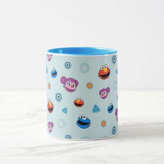 Sesamstraat | Mecha Builders Facers Pattern Mok (Midden)