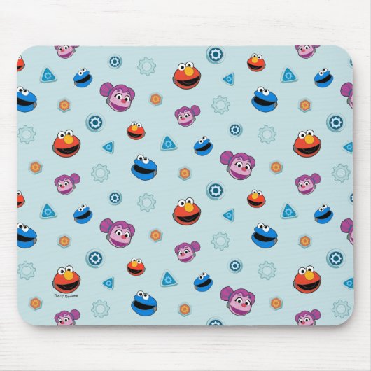 Sesamstraat | Mecha Builders Facers Pattern Muismat (Voorkant)