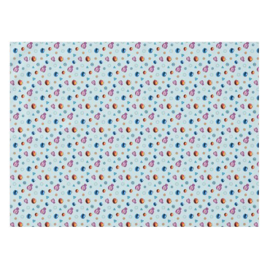 Sesamstraat | Mecha Builders Facers Pattern Tafelkleed (Voorkant (Horizontaal))