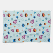 Sesamstraat | Mecha Builders Facers Pattern Theedoek (Horizontaal)