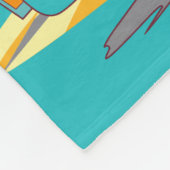 Sesamstraat | Mecha Builders gaan Mecha Giant. Fleece Deken (Hoek)