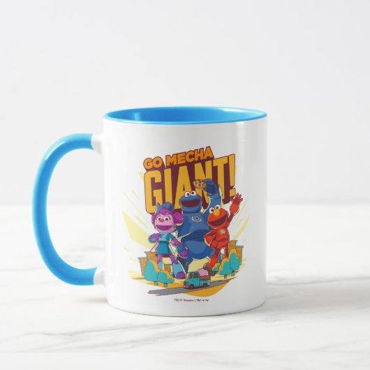 Sesamstraat | Mecha Builders gaan Mecha Giant. Mok (Links)