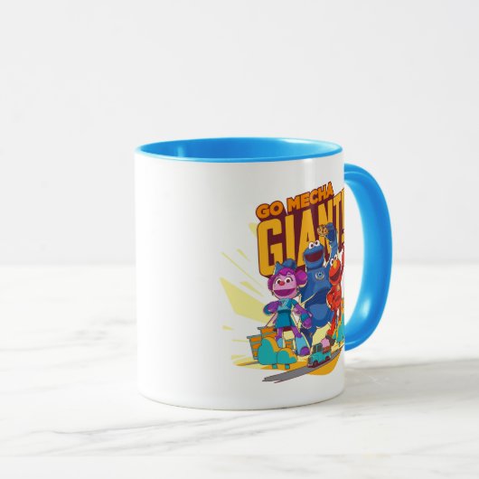 Sesamstraat | Mecha Builders gaan Mecha Giant. Mok (Voorkant rechts)