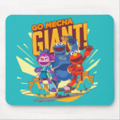 Sesamstraat | Mecha Builders gaan Mecha Giant. Muismat (Voorkant)