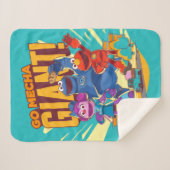 Sesamstraat | Mecha Builders gaan Mecha Giant. Sherpa Deken (Voorkant (horizontaal))