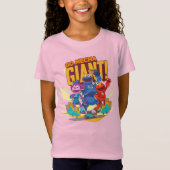 Sesamstraat | Mecha Builders gaan Mecha Giant. T-shirt (Voorkant)